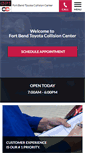 Mobile Screenshot of ftbendtoyotacollision.com